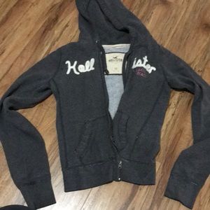 Xs Hollister hoodie zip up